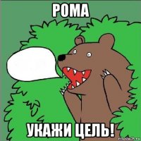 рома укажи цель!