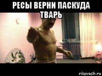 ресы верни паскуда тварь 