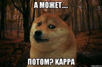 а может.... потом? kappa