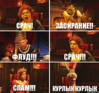 СРАЧ! ЗАСИРАНИЕ!! ФЛУД!!! СРАЧ!!! СПАМ!!! КУРЛЫК КУРЛЫК