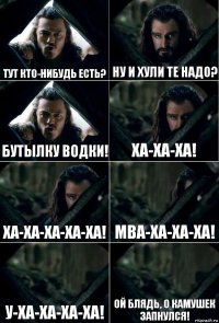 Тут кто-нибудь есть? ну и хули те надо? бутылку водки! ха-ха-ха! ха-ха-ха-ха-ха! мва-ха-ха-ха! у-ха-ха-ха-ха! Ой блядь, о камушек запнулся!