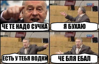 ЧЕ ТЕ НАДО СУЧКА Я БУХАЮ ЕСТЬ У ТЕБЯ ВОДКИ ЧЕ БЛЯ ЕБАЛ