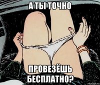 а ты точно провезёшь бесплатно?