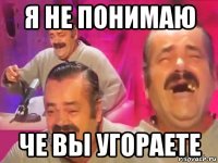 я не понимаю че вы угораете