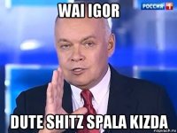 wai igor dute shitz spala kizda