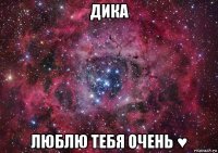 дика люблю тебя очень ♥