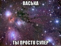 васька ты просто супер