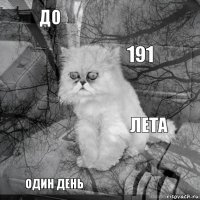 До лета 191 один день      