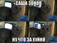 саша зонов ну что за хуйня