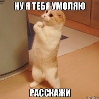 ну я тебя умоляю расскажи