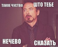 такое чуство што тебе  нечево    сказать  