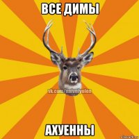 все димы ахуенны