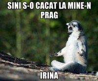 sini s-o cacat la mine-n prag irina