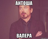 антоша валера