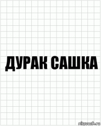 дурак сашка