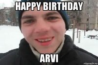 happy birthday arvi