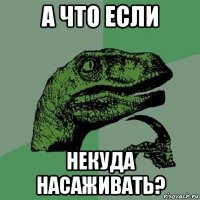 а что если некуда насаживать?