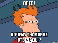 олег ! почему ты мне не отвечаеш ?