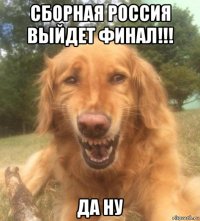 сборная россия выйдет финал!!! да ну