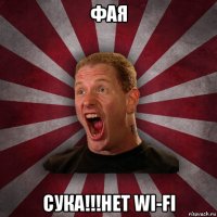 фая сука!!!нет wi-fi