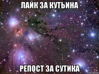 лайк за кутьина репост за сутика