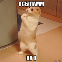 осыпамм ну о