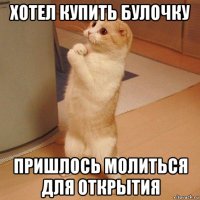 хотел купить булочку пришлось молиться для открытия