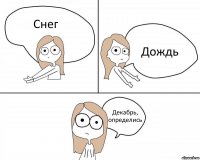 Снег Дождь Декабрь, определись