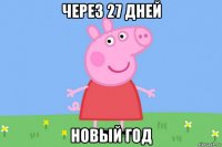 через 27 дней новый год