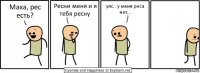 Маха, рес есть? Ресни меня и я тебя ресну упс.. у меня реса нет...