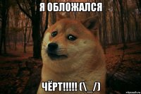 я обложался чёрт!!!!! (\_/)