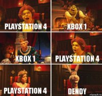 PlaySTATION 4 XBOX 1 XBOX 1 PlaySTATION 4 PlaySTATION 4 Dendy