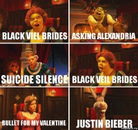 black viel brides asking alexandria suicide silence black veil brides bullet for my valentine justin bieber