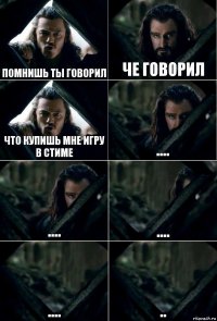 Помнишь ты говорил че говорил что купишь мне игру в стиме .... .... .... .... ..