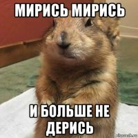 мирись мирись и больше не дерись