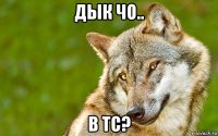 дык чо.. в тс?