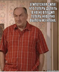 Египетская сила! Что теперь делать в кв не втащил теперь наверно вылечу из клана.