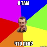 а там что лев?