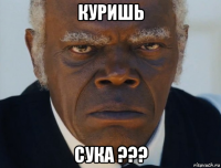 куришь сука ???