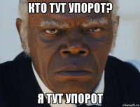 кто тут упорот? я тут упорот