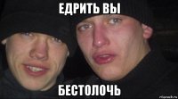 едрить вы бестолочь