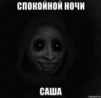 спокойной ночи саша