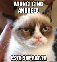 atunci cind andreea este suparata