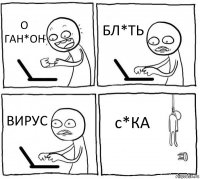 О ГАН*ОН БЛ*ТЬ ВИРУС с*КА