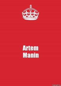 Artem
Manin