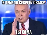 я тебе по секрету скажу ты хома