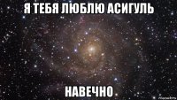 я тебя люблю асигуль навечно