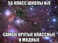 5б класс школы №9 самые крутые классные и модные