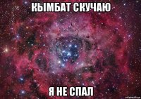 кымбат скучаю я не спал