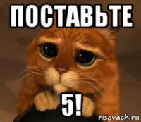 поставьте 5!